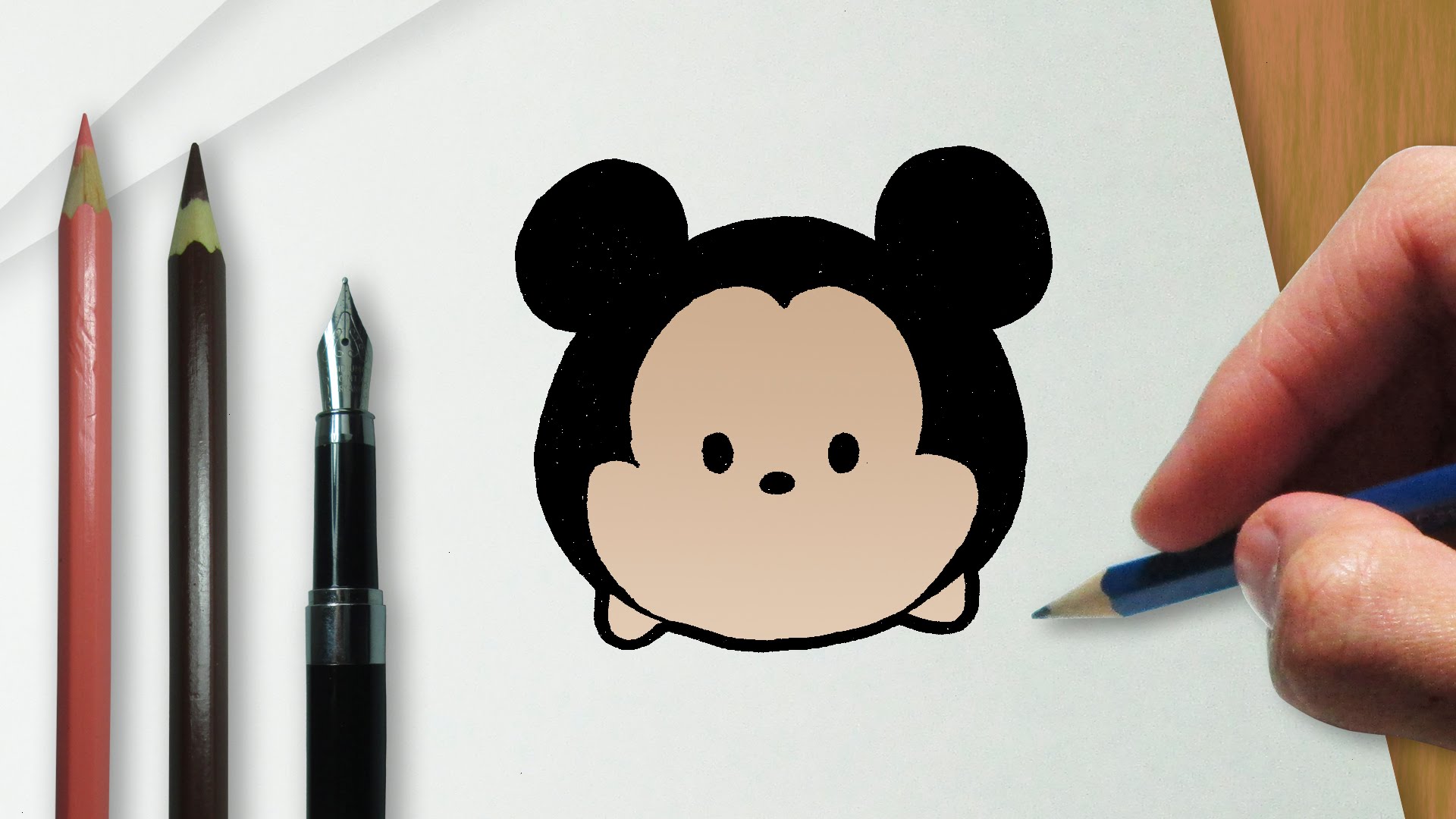 1920x1080 How To Draw Mickey Disney Tsum Tsum Version
