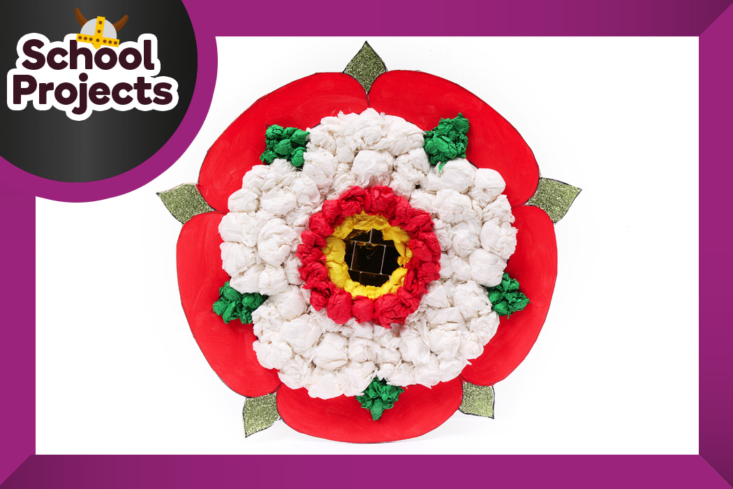1050x700 How To Make Tudor Rose Paper Art