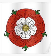 210x230 Tudor Rose Drawing Posters Redbubble