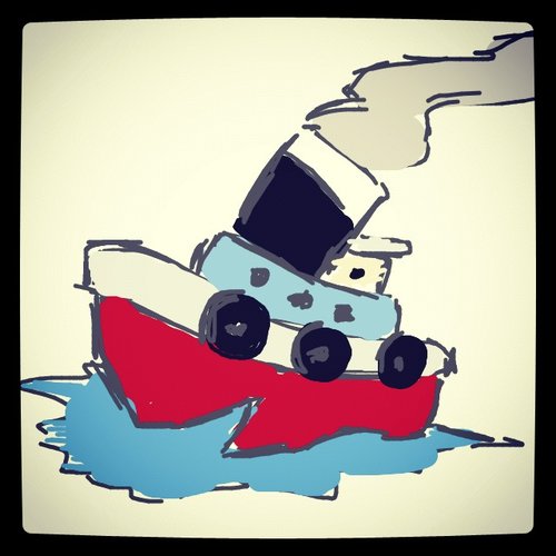 500x500 Tugboat Drawings