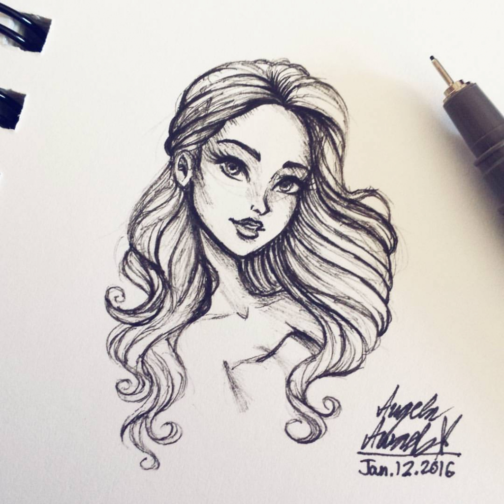 1024x1024 Tumblr Girls Drawing Girl Drawing Tumblr Angela39s Tumblr
