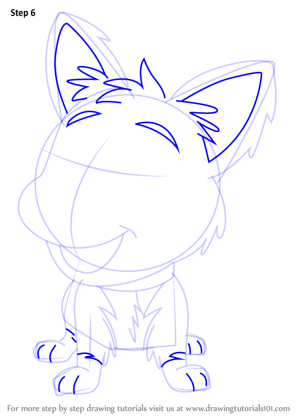 598x844 Learn How To Draw Tundra From Pound Puppies (Pound Puppies) Step