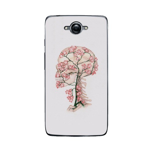 500x500 Moto Droid Turbo Flower Skull Drawing Case Custom Cases