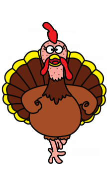 215x382 How To Draw A Turkey, Thanksgiving Day, Easy Step By Step Drawing