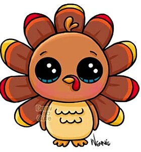 280x301 Turkey Artdrawings Kawaii, Drawings And Drawing Ideas