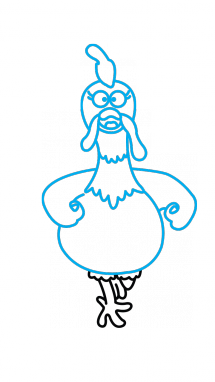 215x382 How To Draw A Turkey, Thanksgiving Day, Easy Step By Step Drawing