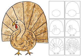 320x222 How To Draw A Turkey Art Projects For Kids