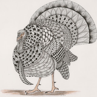 320x319 Turkey Template Van Ben Kwok Adri Zentangle Birds