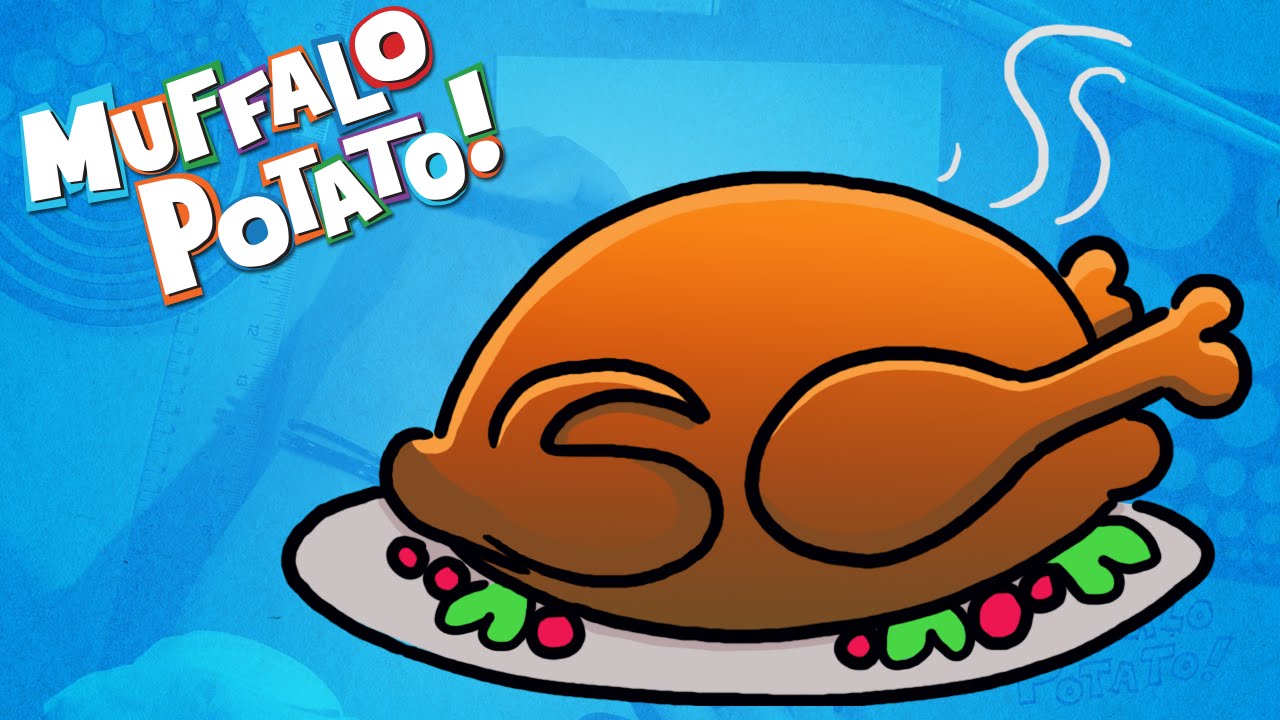 1280x720 How To Draw A Roast Turkey Using Letters And Numbers With Muffalo