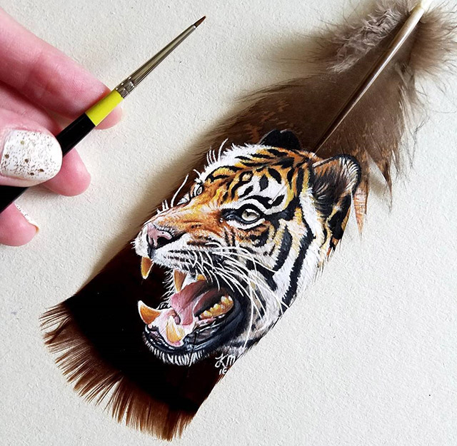 640x625 Turkey Feather Drawings Demilked