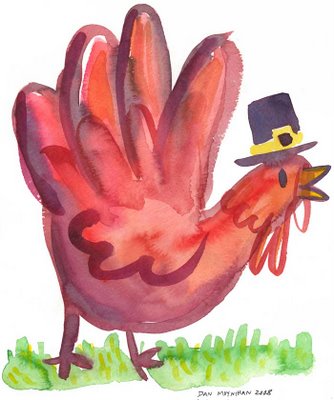 334x400 Hand Turkey