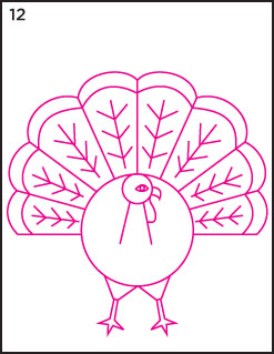 247x319 Art Projects For Kids How To Draw A Turkey Tutorial