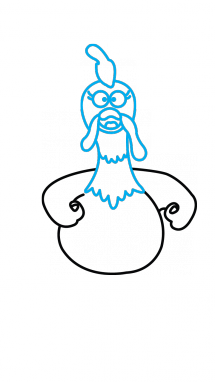 215x382 How To Draw A Turkey, Thanksgiving Day, Easy Step By Step Drawing