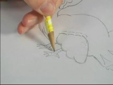 480x360 How To Draw A Turkey How To Draw Turkey Legs Amp Feet