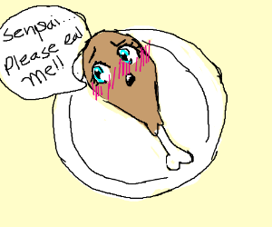 300x250 Kawaii Turkey Leg