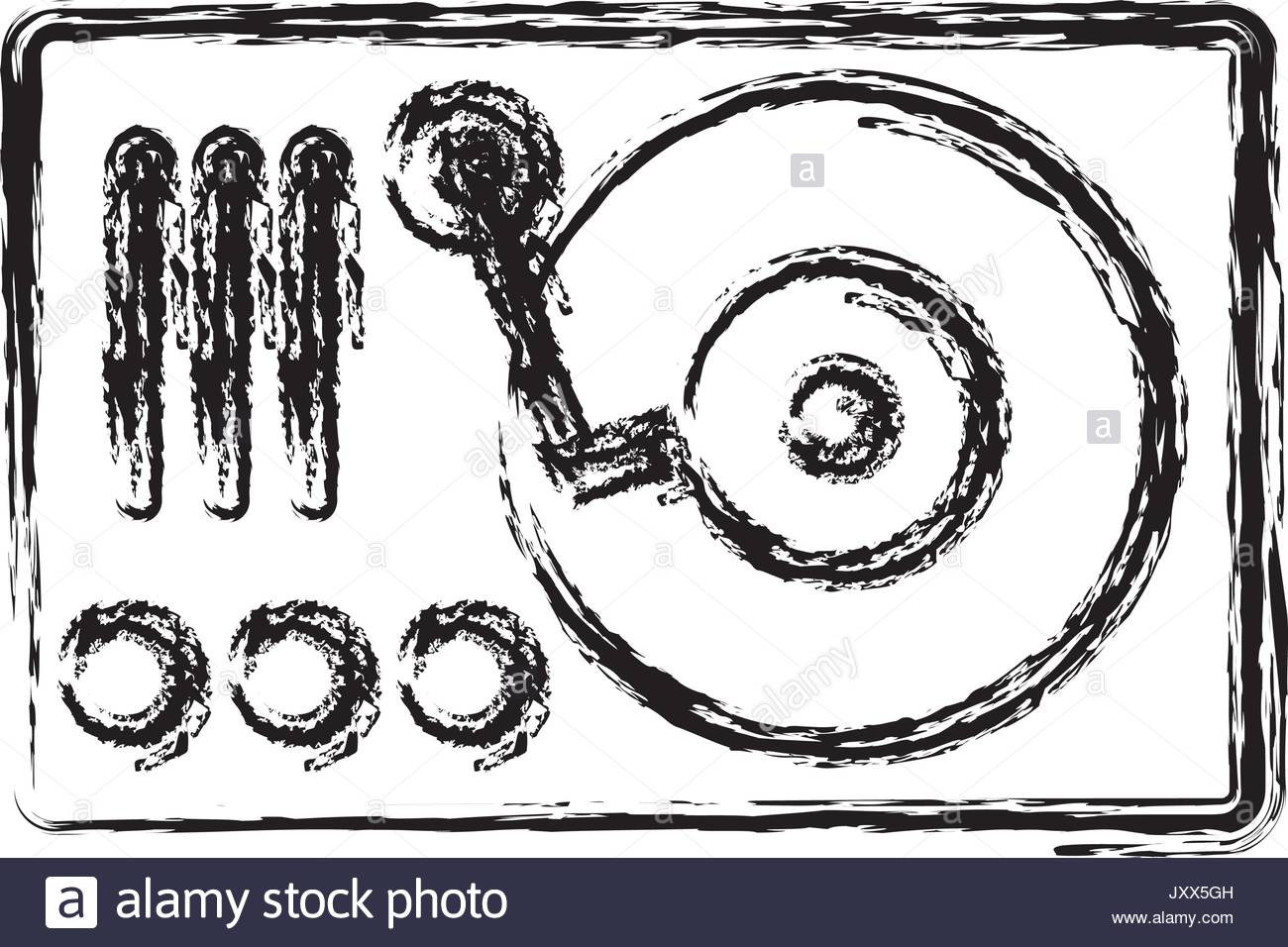 1300x956 Dj Turntable Icon Stock Vector Art Amp Illustration, Vector Image