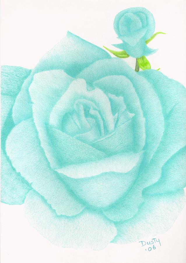638x900 Turquoise Jewel Drawing By Dusty Reed