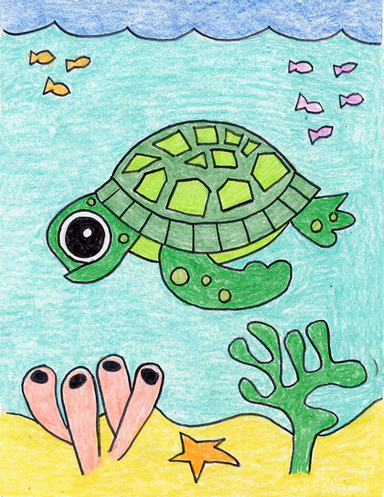 541x700 Sea Turtle