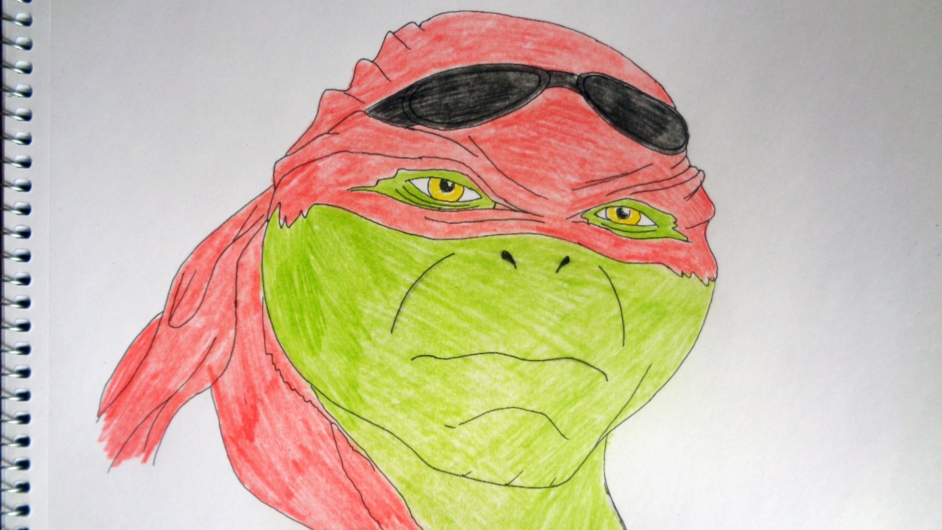 1920x1080 How To Draw Raphael From Ninja Turtles Movie 2014