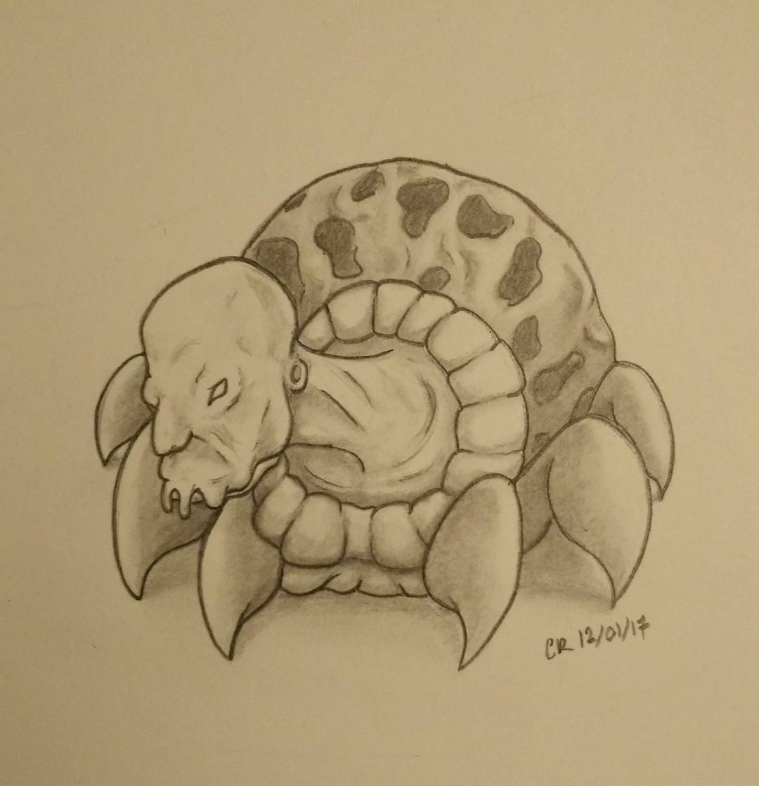 1080x1118 Weird Unique Creature Drawing Day 4