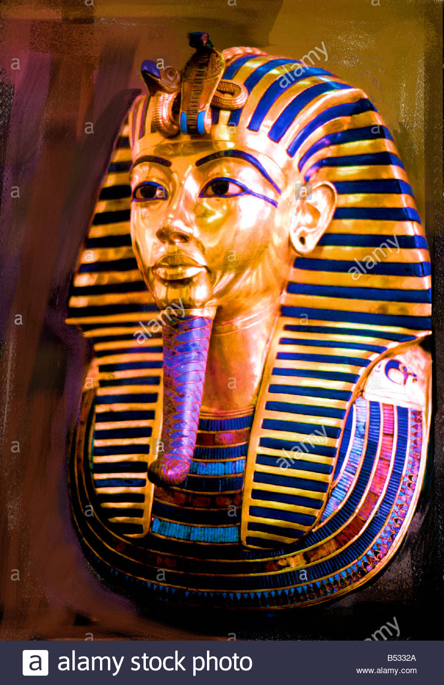 901x1390 King Tutankhamun, Drawing Stock Photo 20351922
