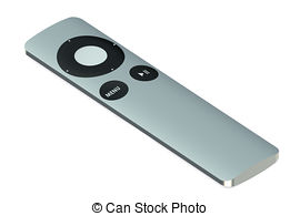270x195 Tv Remote Control Isolated On White Background Clip Art