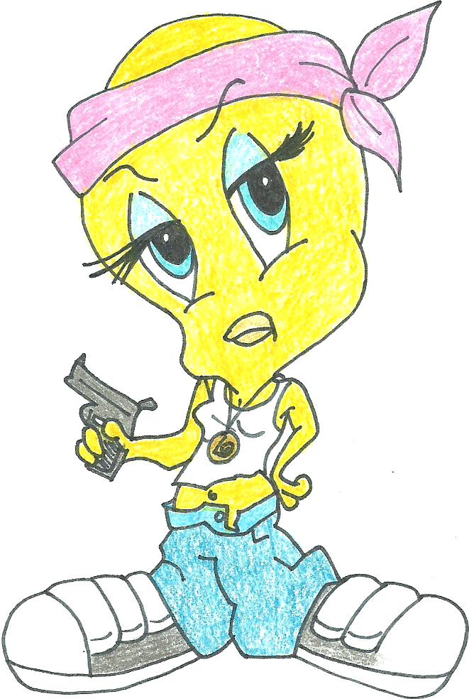 661x984 Tweety Bird Drawing Bird How To Draw Bird Drawings How To Draw