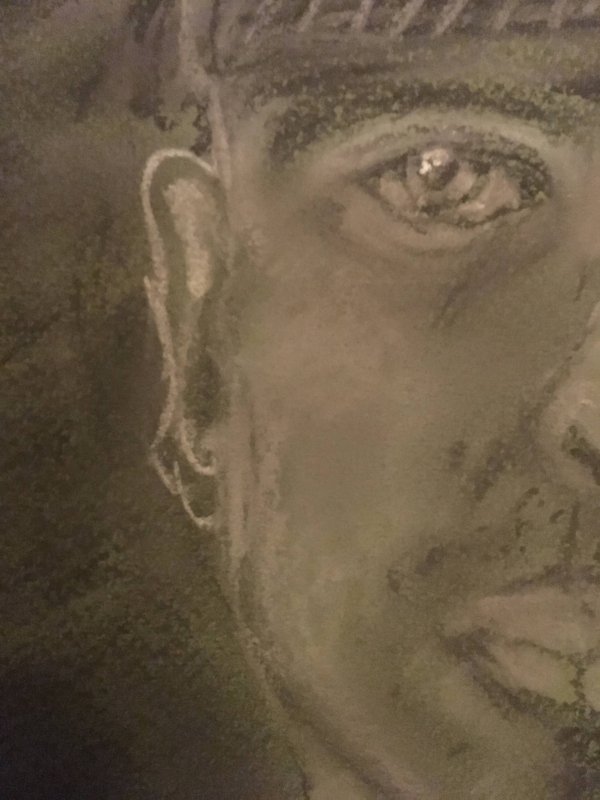 1920x2560 Saatchi Art Two Faces In One Drawing By Yvonne Cavens