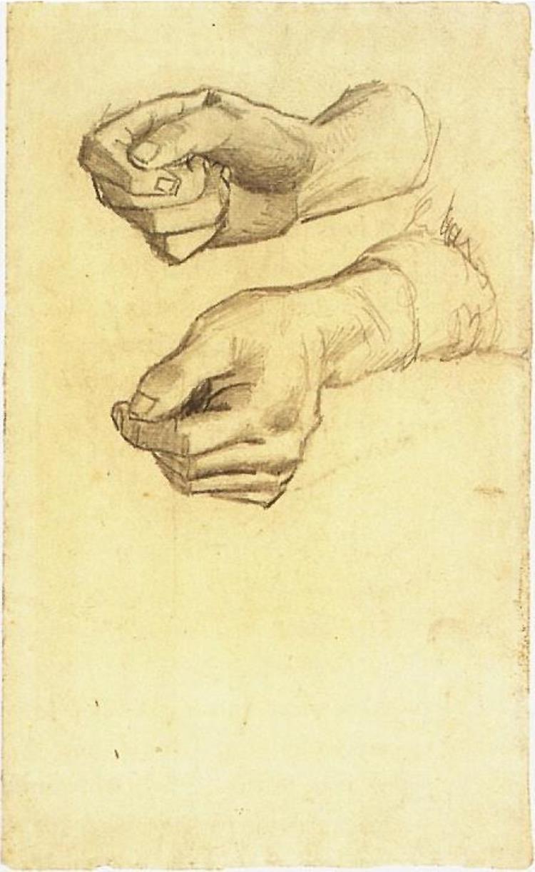 750x1221 Two Hands By Vincent Van Gogh