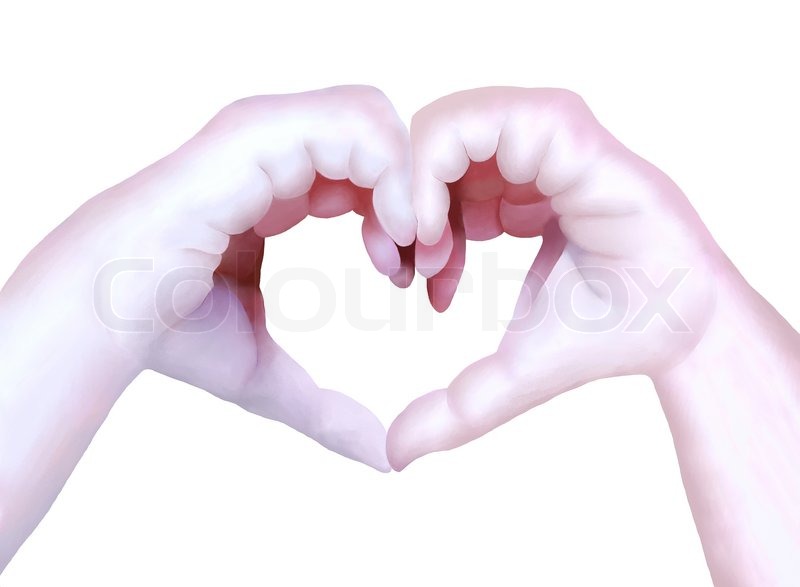 800x587 Lover Make A Heart Shape By Two Hands Stock Photo Colourbox