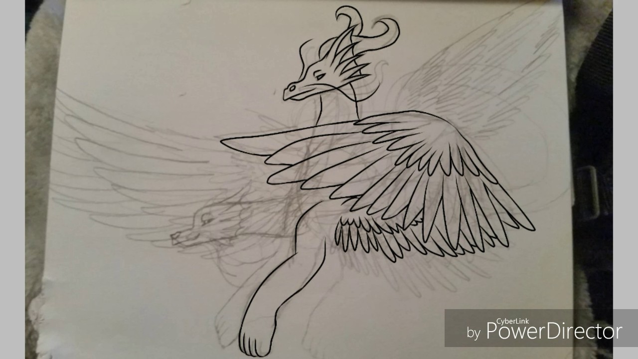 1280x720 Two Headed Dragon (Dragon Drawing)