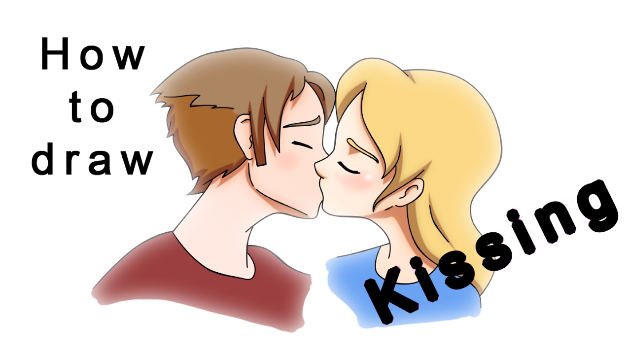 1280x720 How To Draw Two People Kissing (Drawing Lesson)