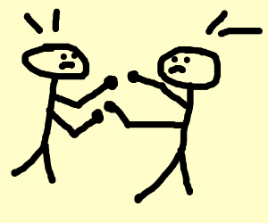 300x250 Two People Fighting