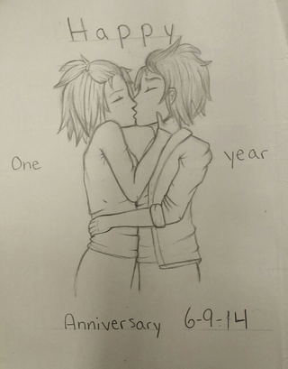 320x409 Happy 1 Year Anniversary @reynoso4 ^~^ This Is My First Time