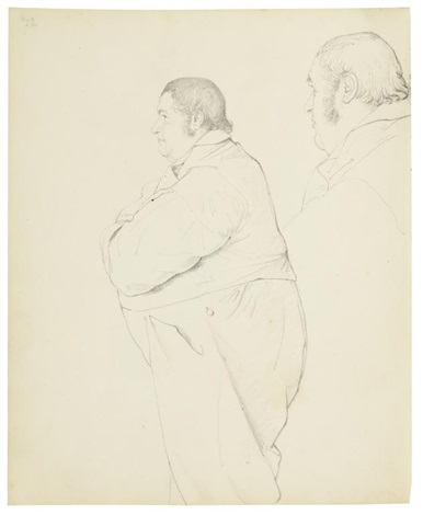 386x470 Two Albums One Containing 28 Drawings Of Flowers, Figure Studies