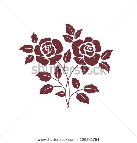 Two Roses Drawing at GetDrawings | Free download