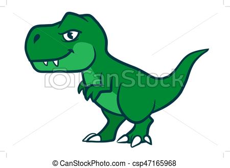 450x328 Cute Cartoon T Rex. Hand Drawn Cartoon Vector Character Clip
