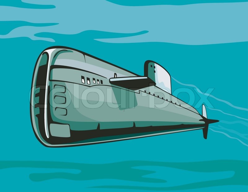 800x618 World War Two Submarine U Boat Stock Vector Colourbox