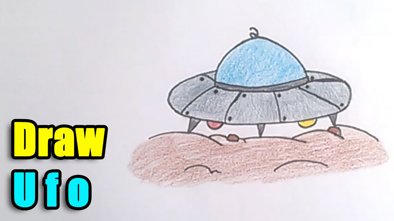 1280x720 How To Draw A Ufo