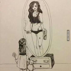 236x236 Ugly Girl Drawing Sad