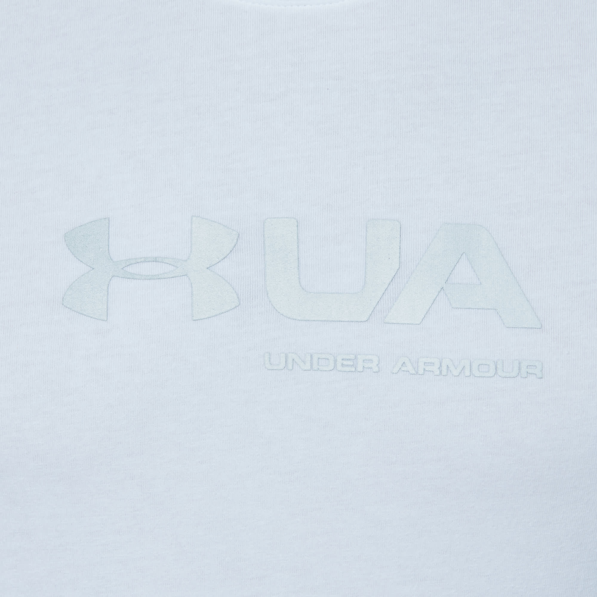 2000x2000 Shop White Under Armour Shift Centre Chest Long Sleeve T Shirt
