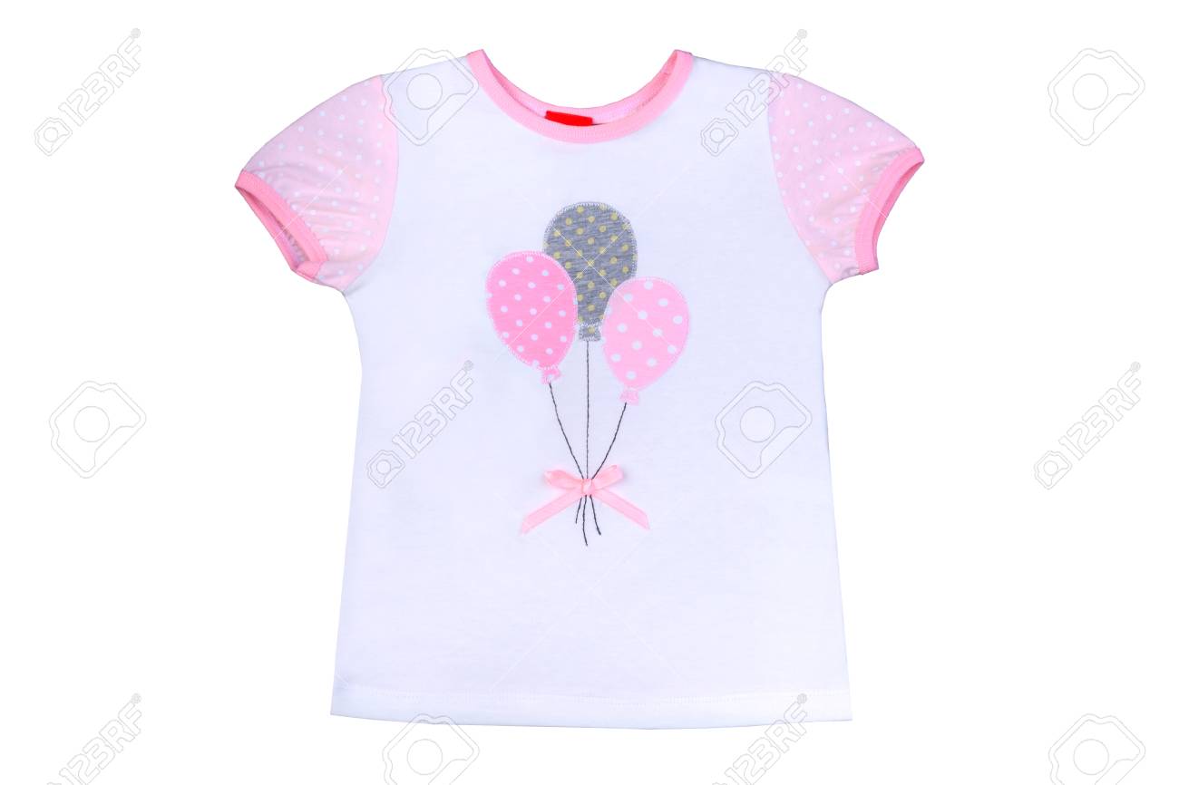 1300x866 Clothes For Kids Isolated On A White Background, An Undershirt