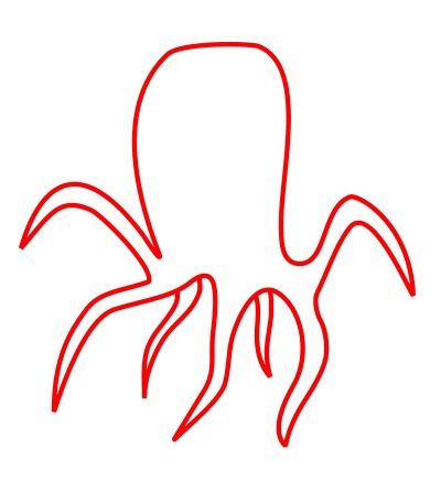 400x434 Drawing Cartoon Sea Creatures