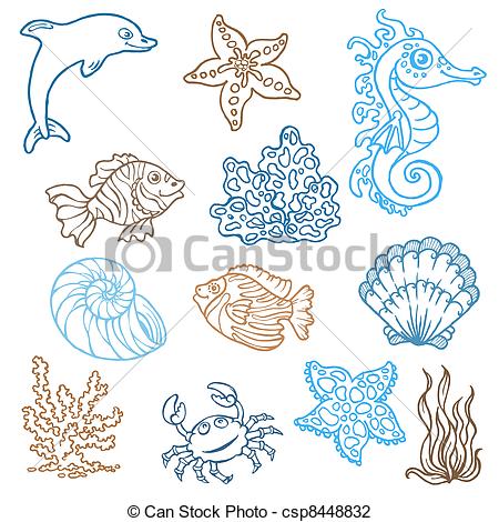 Underwater Animals Drawing at GetDrawings | Free download