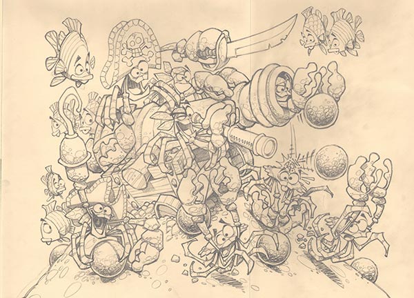 600x432 Pencil Sketch Dennis Jones