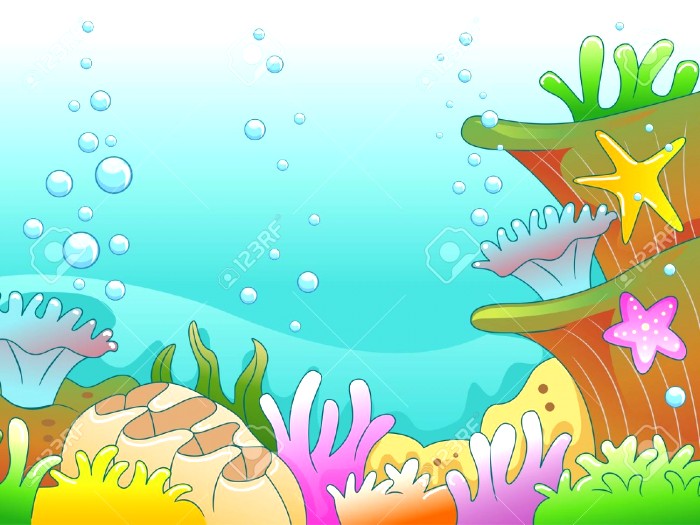 700x525 Underwater Scenery Drawing Ideas