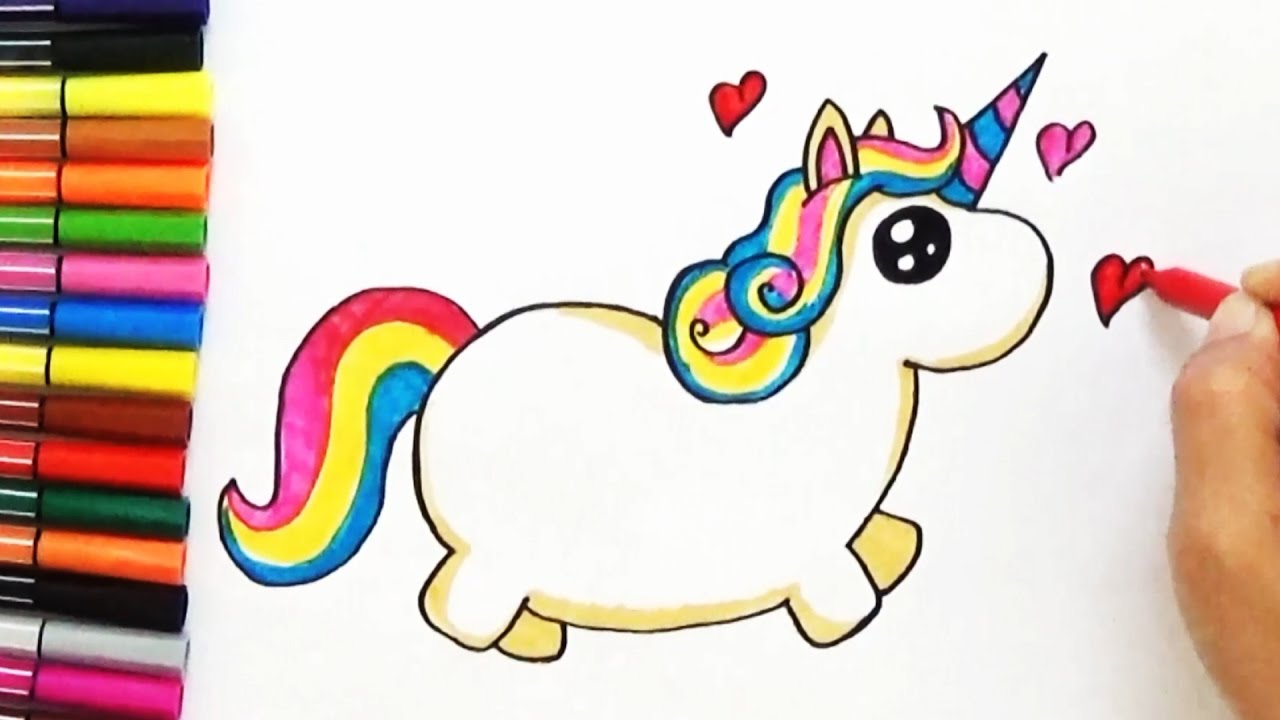1280x720 How To Draw A Cute Unicorn