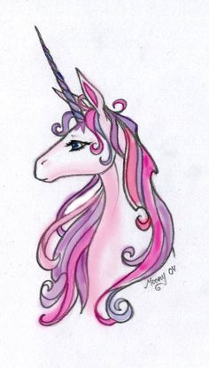 236x415 In Memory Unicorn Tattoo