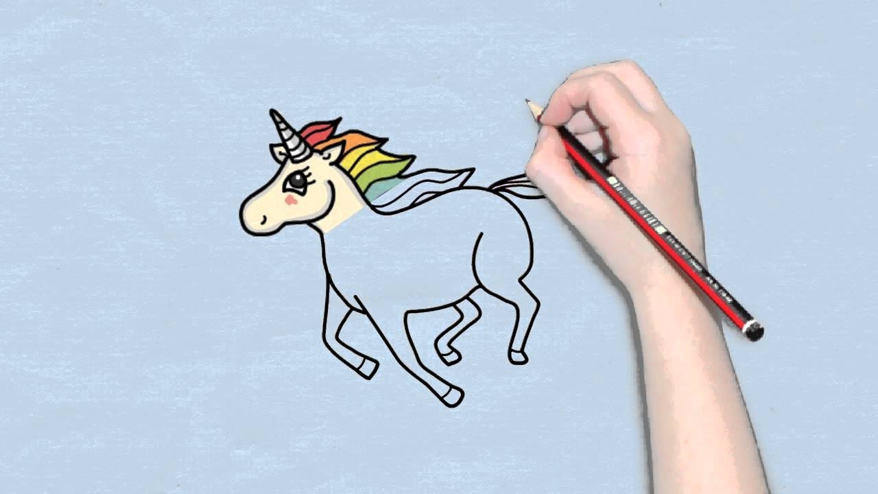1280x720 How To Draw An Unicorn Easy Kids [Easy And Simple Drawing