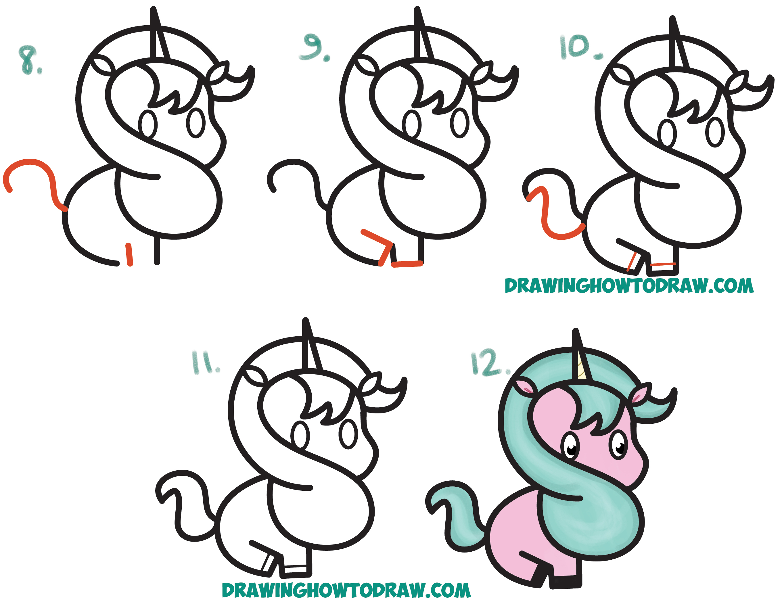 2720x2108 Drawings Of Unicorns Step By Step